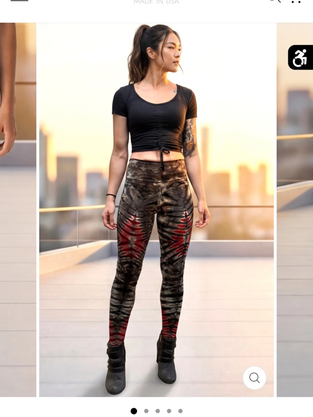 Brand new Warrior within Designs FULL fit - leggings (XL) & top (L)